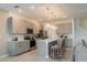 Modern kitchen with stainless steel appliances and island at 800 Benoi Dr, Davenport, FL 33896