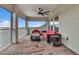 Spacious balcony offering scenic views and comfy seating at 820 Windlass Ct, Kissimmee, FL 34746