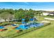 Community playground with play structures, picnic tables, and shade at 820 Windlass Ct, Kissimmee, FL 34746