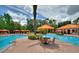 Stunning resort-style pool with plenty of seating at 1375 Tuscana Ln # 1106, Davenport, FL 33896