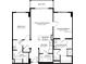 Two-bedroom, two-bathroom condo floor plan with balcony at 14501 Grove Resort Ave # 1505, Winter Garden, FL 34787