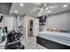 Bedroom with a double bed, built-in closet, and access to the laundry room at 14962 Waterford Chase Pkwy, Orlando, FL 32828