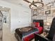Harry Potter themed bedroom with a twin bed and stone wall decor at 1607 Kona Ln, Davenport, FL 33897