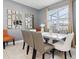 Bright dining area with modern table and comfortable chairs at 1607 Kona Ln, Davenport, FL 33897