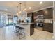 Modern kitchen with stainless steel appliances and island at 2211 Bittle Way, St Cloud, FL 34769