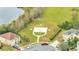 An aerial view of a neighborhood basketball court at 2318 Andrews Valley Dr, Kissimmee, FL 34758