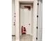 White interior door decorated with charming red rose decals at 2587 Summer Star Way, Leesburg, FL 34748