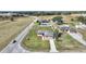 Aerial view of home on corner lot with road at 3610 Old Berkley Rd, Auburndale, FL 33823