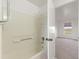 Clean bathroom with shower/tub combo at 3610 Old Berkley Rd, Auburndale, FL 33823