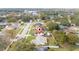 Aerial view of property showcasing location, mature trees, and proximity to neighboring houses at 3618 Willow Lake Ct, St Cloud, FL 34769