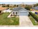 Charming single-story home with a well-manicured lawn, two-car garage, and neutral blue tones at 540 E 19Th St, St Cloud, FL 34769