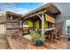 Spacious patio with wooden deck, bar and seating area at 540 E 19Th St, St Cloud, FL 34769