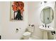 Stylish powder room with updated fixtures and elegant decor at 644 San Raphael St, Kissimmee, FL 34759