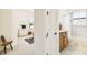 Clean bathroom with a toilet, shower/tub combo, and wood vanity at 644 San Raphael St, Kissimmee, FL 34759