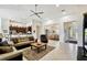 Open concept living room, kitchen, and dining room at 644 San Raphael St, Kissimmee, FL 34759