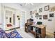 Bright home office with French doors and hardwood floors at 644 San Raphael St, Kissimmee, FL 34759