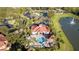 Arial view of community pool and clubhouse at 8407 Crystal Cove Cv, Kissimmee, FL 34747