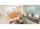 Bright dining area with table and chairs near kitchen at 8407 Crystal Cove Cv, Kissimmee, FL 34747