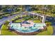 Community entrance with fountain and archway at 8407 Crystal Cove Cv, Kissimmee, FL 34747