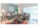 Living room with two sofas and a coffee table at 8407 Crystal Cove Cv, Kissimmee, FL 34747