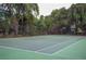Community tennis court with surrounding trees at 8407 Crystal Cove Cv, Kissimmee, FL 34747