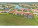 Community of luxury homes with waterfront access, showcasing a variety of architectural styles at 900 Windlass Ct, Kissimmee, FL 34746