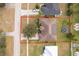 Aerial view of property, highlighting its size and location at 11322 Bronson Rd, Clermont, FL 34711