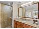 Bathroom with walk-in shower and granite vanity at 12544 Floridays Resort Dr, Orlando, FL 32821