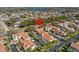 Aerial view showing home's location in a residential neighborhood at 220 Brunello Dr, Davenport, FL 33897