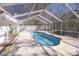 Inviting screened-in pool with ample surrounding patio space at 2219 Pilaklakaha Ave, Auburndale, FL 33823