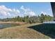 Large backyard with pond and conservation views at 223 Elm Ct, Kissimmee, FL 34759