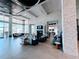 Bright and airy community lobby with stone walls and large windows at 2438 Yellow Brick Rd, St Cloud, FL 34772
