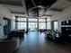 Spacious community lobby with comfortable seating and fireplace at 2438 Yellow Brick Rd, St Cloud, FL 34772