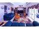 Bright living room with comfy seating and access to a patio at 4626 Cumbrian Lakes Dr, Kissimmee, FL 34746