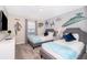 bedroom with twin beds and Star Wars theme at 4816 Memories Ln, Kissimmee, FL 34746