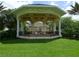 Community gazebo with stage and seating at 7509 Mourning Dove Cir # 304, Reunion, FL 34747