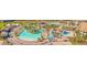 Resort-style community with pools, landscaping, and various amenities at 9194 Sommerset Hills Dr, Davenport, FL 33896