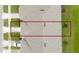 Bird's eye view of townhome with driveway and surrounding homes at 1481 Discovery St, Davenport, FL 33896