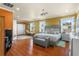 Main bedroom with king-size bed, and walk-in closet at 2136 Laurel Blossom Cir, Ocoee, FL 34761