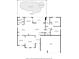 Two-story home floor plan, showcasing a spacious layout with multiple bedrooms, bathrooms, and a swimming pool at 2136 Laurel Blossom Cir, Ocoee, FL 34761