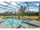 Enjoy the refreshing pool and spa with a view of the lush landscape at 2136 Laurel Blossom Cir, Ocoee, FL 34761
