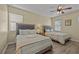 Bedroom with two twin beds and a ceiling fan at 2612 Yountville Ave, Kissimmee, FL 34741