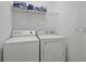 Laundry room complete with washer and dryer at 2612 Yountville Ave, Kissimmee, FL 34741