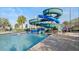 Fun water slides for all ages next to a pool at 2746 Bookmark Dr, Kissimmee, FL 34746