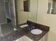 Bathroom with granite countertop double vanity at 4332 S Kirkman Rd # 1013, Orlando, FL 32811