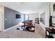 Game room with pool table and plenty of space for entertainment at 583 Taft Dr, Davenport, FL 33837