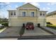 Three-unit townhome building with two-car garages at 7137 Harmony Square Dr # 31A, Harmony, FL 34773