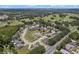 Aerial view highlighting a home's location in a quiet cul-de-sac at 102 Circle Hill Rd, Sanford, FL 32773