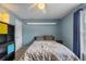 Serene bedroom with a double bed, built-in shelving and a ceiling fan at 102 Circle Hill Rd, Sanford, FL 32773