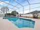 Inviting screened pool with a spacious deck at 103 Vega Ct, Davenport, FL 33896